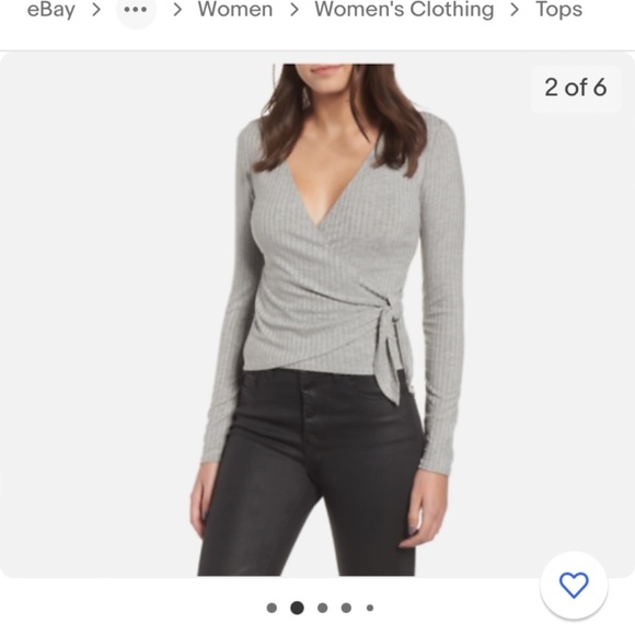 Ten Sixty Sherman Wrap Ribbed Sweater - Picture 2 of 3